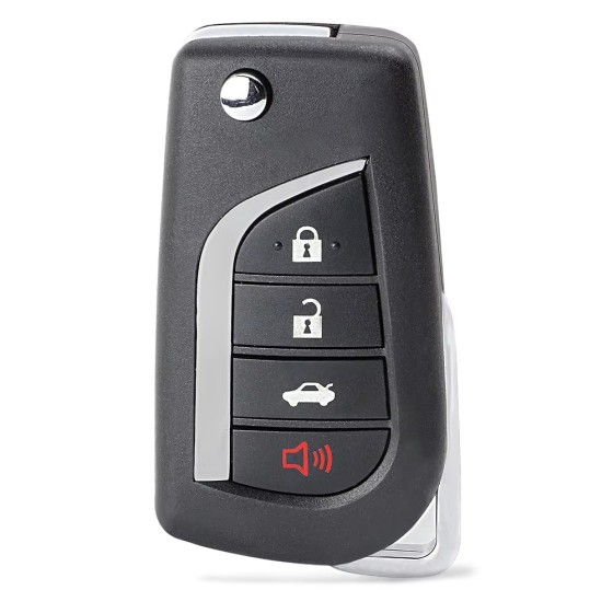 2015-2017 Toyota Sienna Tundra Tacoma / 4-Button Flip Key / PN: 89742-AE011 / GQ43VT20T (H Chip) (AFTERMARKET)